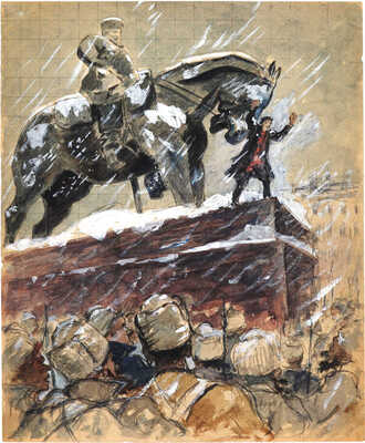 Бехтеев Владимир Георгиевич. Иллюстрация к роману А.Н. Толстого «Хождение по мукам»